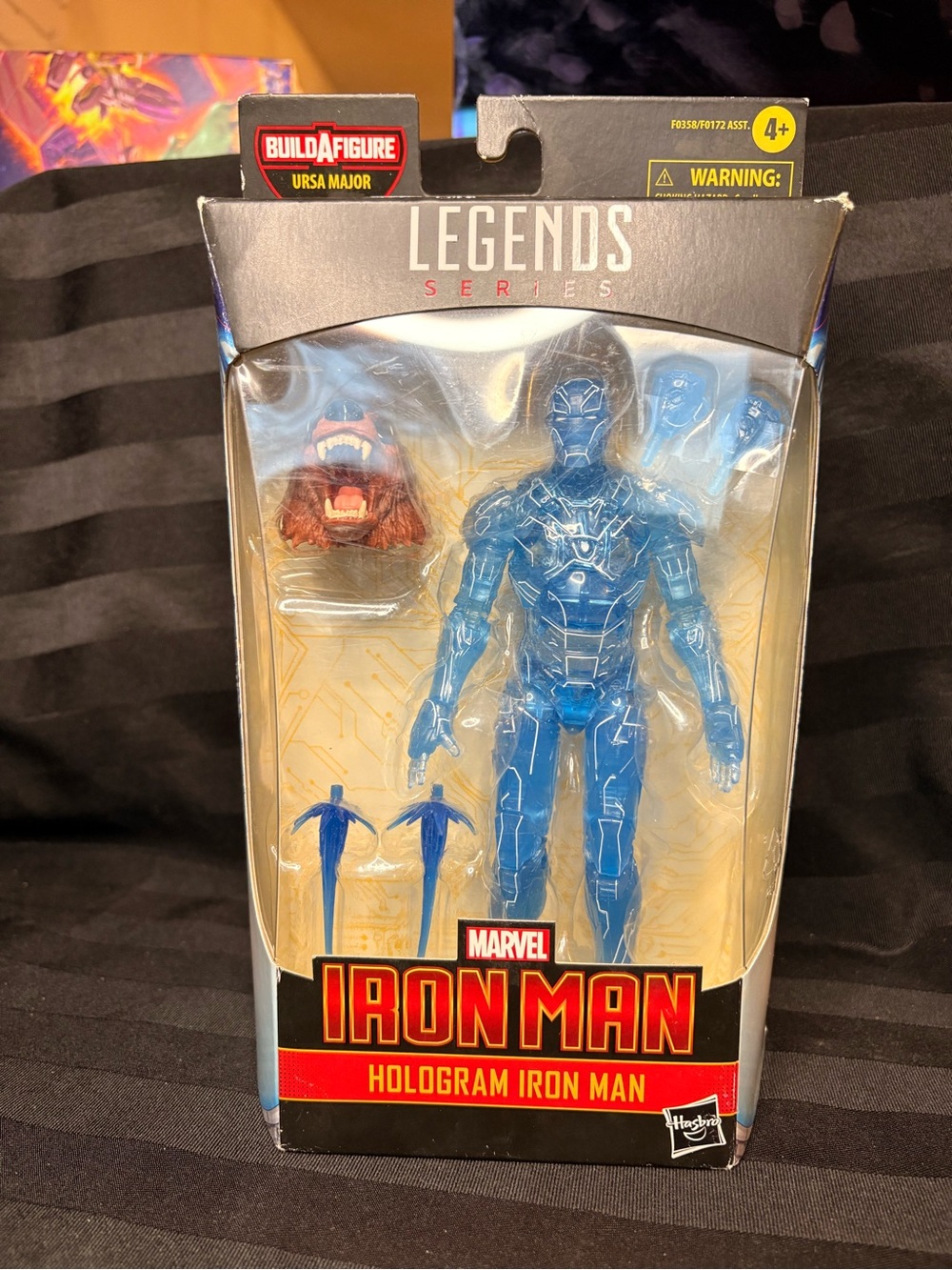 Marvel Hologram Iron Man Action Figure - Translucent Blue